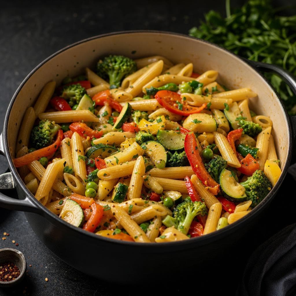 One-Pot Pasta Primavera