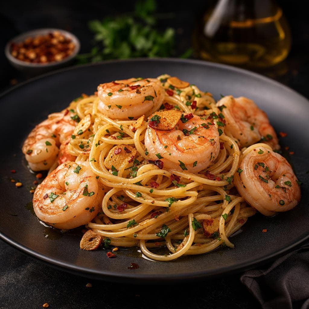 Shrimp Aglio e Olio